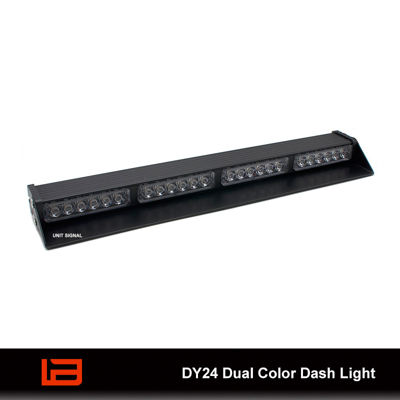 DY24 Dual or Trio Color Dash Light, Light With Suction Cup UNIT SIGNAL